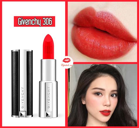 Son Givenchy 306 Carmin Escarpin Màu Đỏ Tươi 